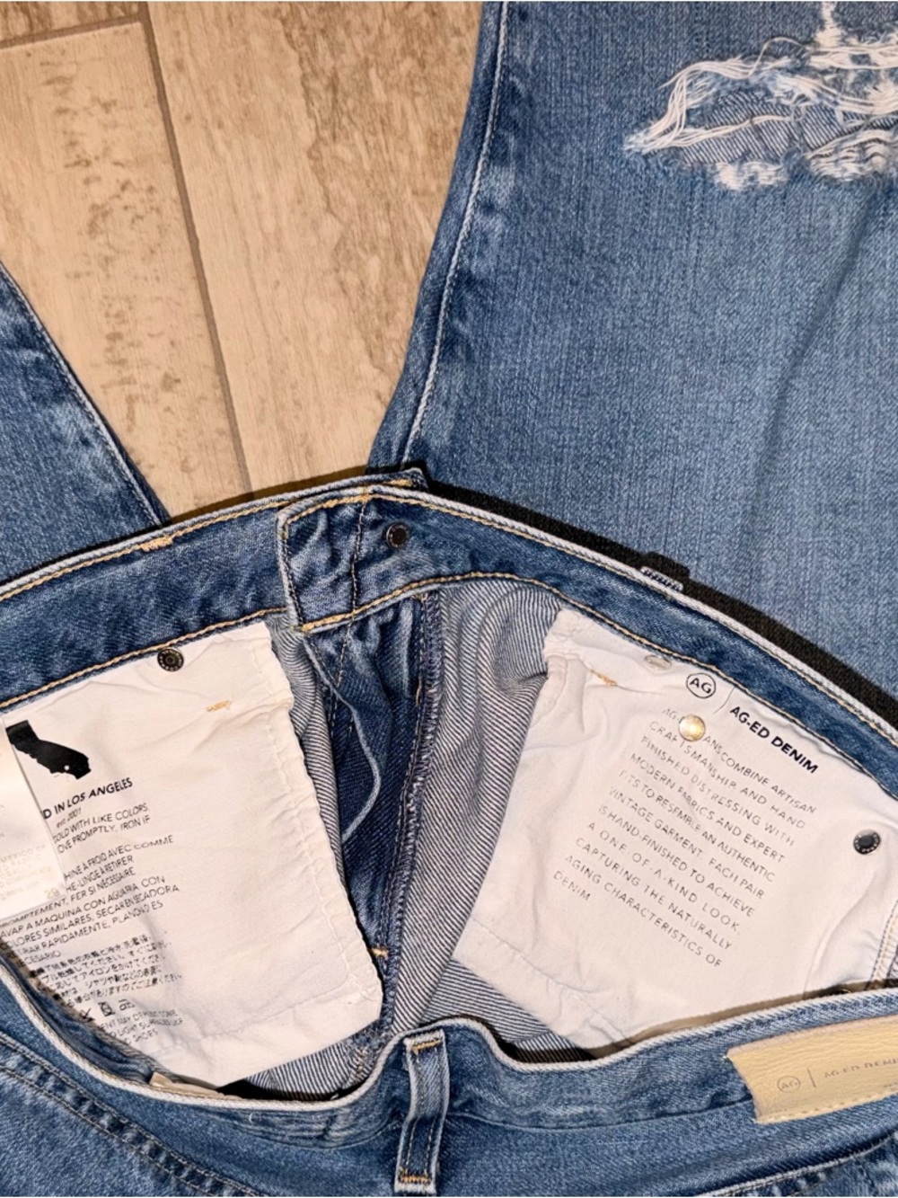 AG-ED Denim Slouchy Slim Ex Boyfriend Jeans Size 29 - Picture 10 of 16